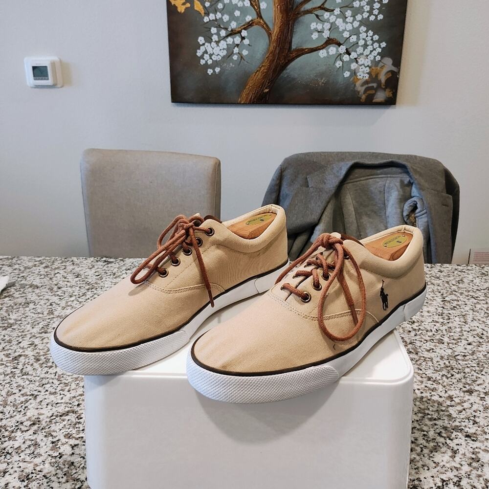 Polo Ralph Lauren Men’s Shoes Forestmont II Tan Brown Pony Size 8D